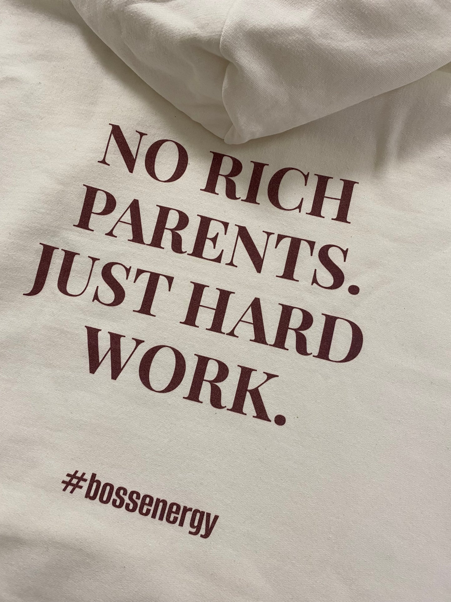 NO RICH PARENTS.